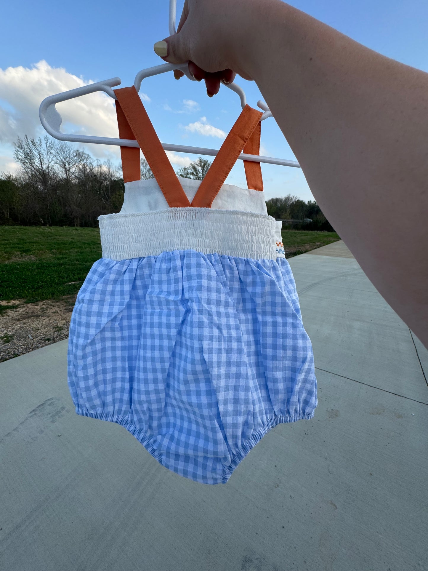 Carrot Top Romper