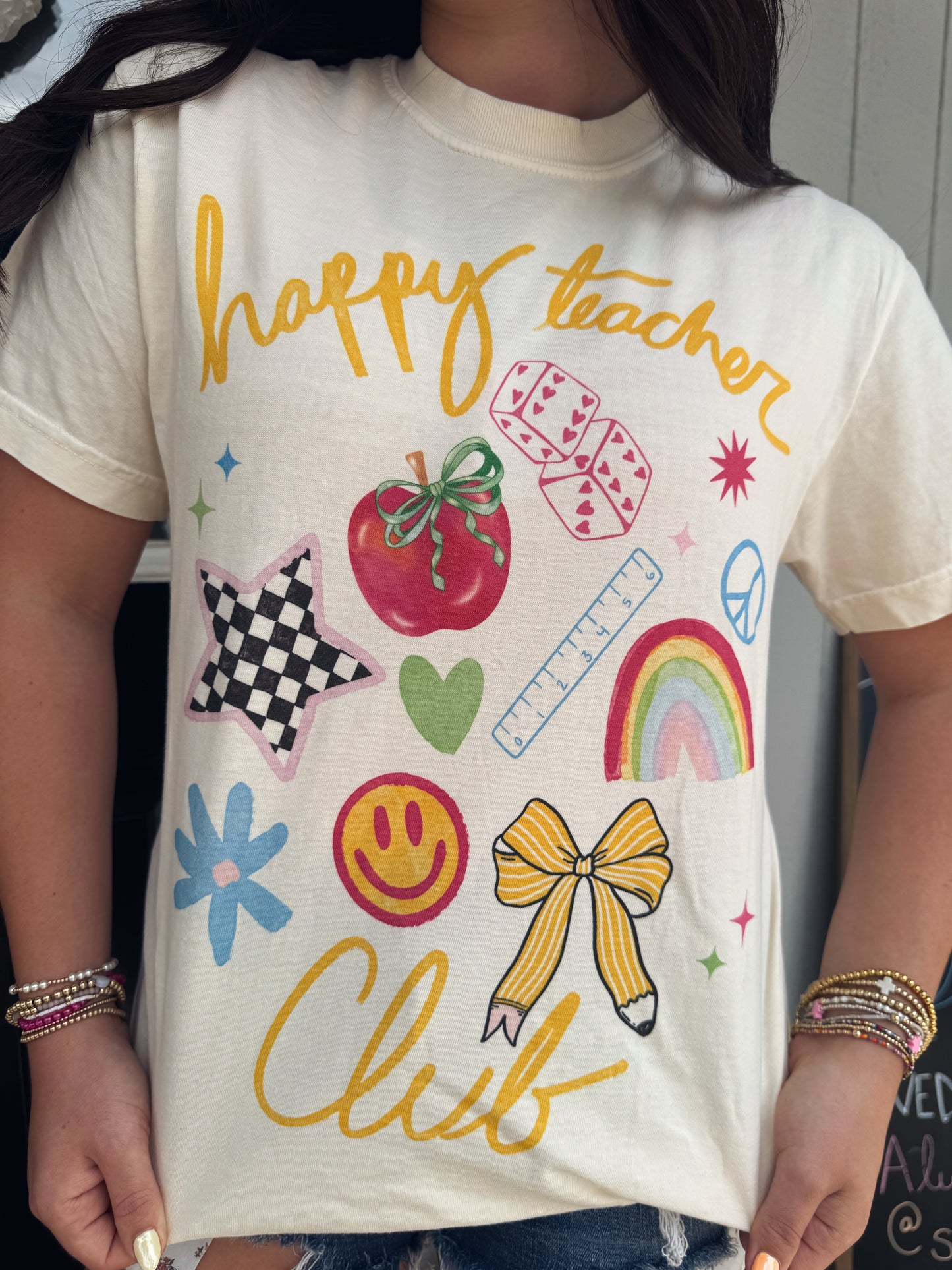 Happy Teacher Club Tee