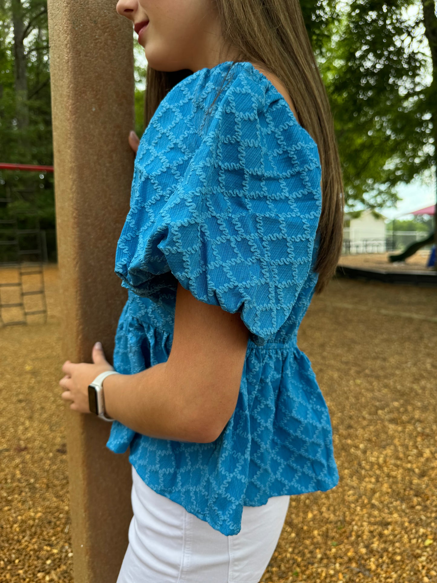 Monday Blues Top