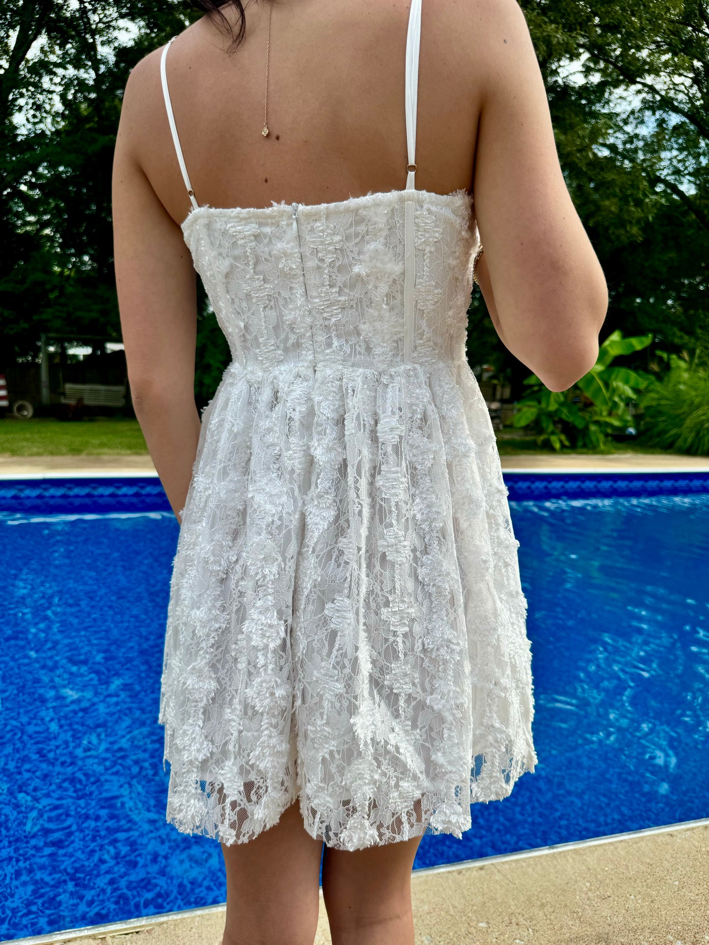 Pretty in White Dress