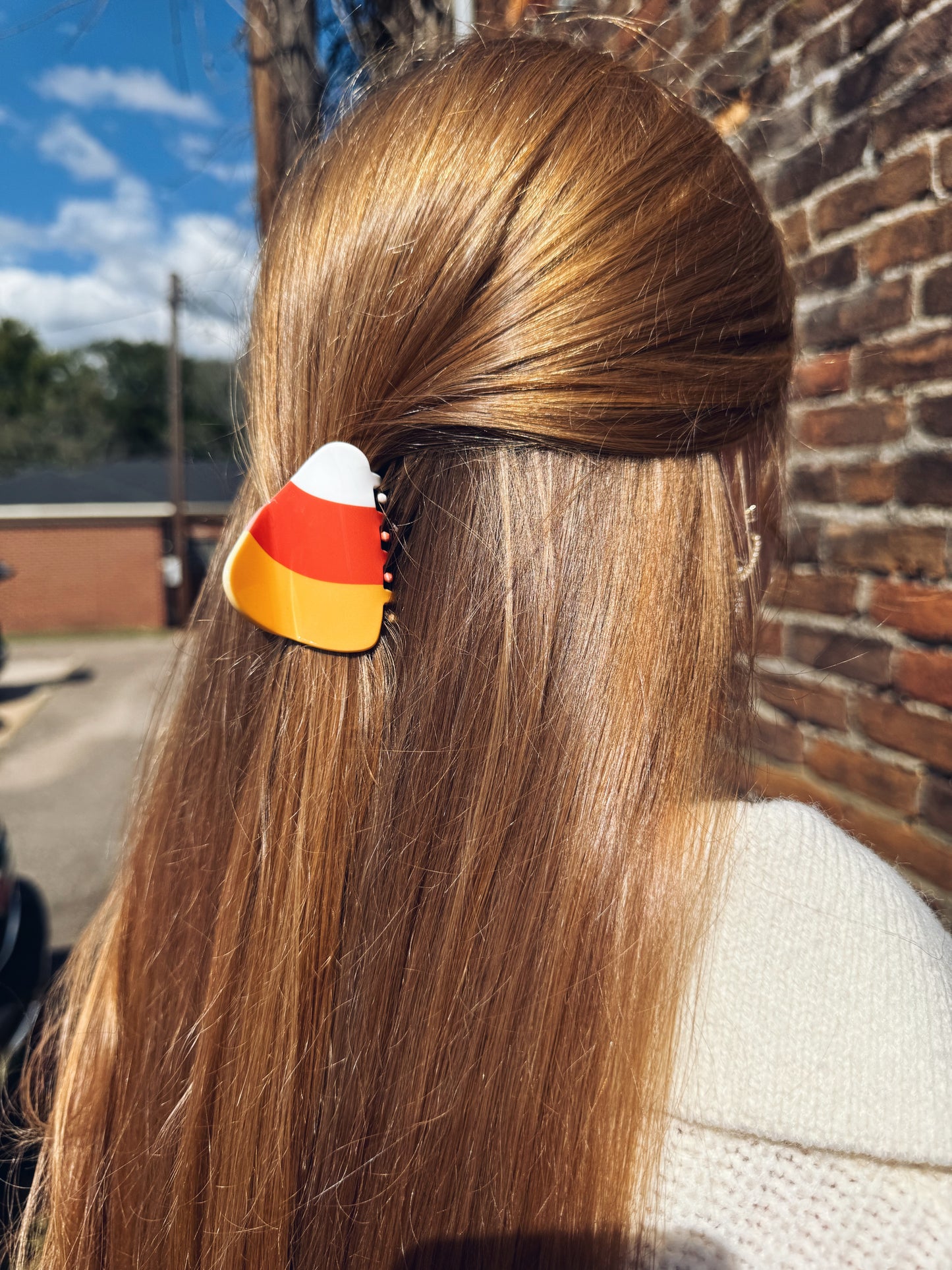 Candy Corn Claw Clip