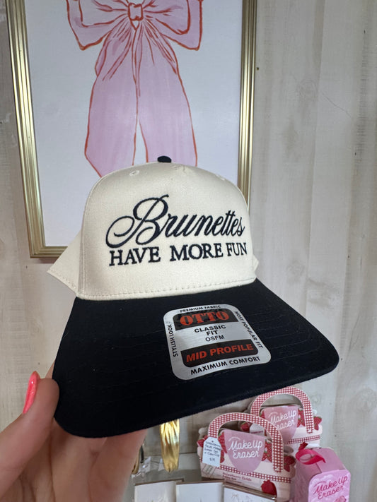Brunettes Have More  Fun Trucker Hat