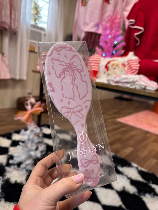 Pink Bow Brush